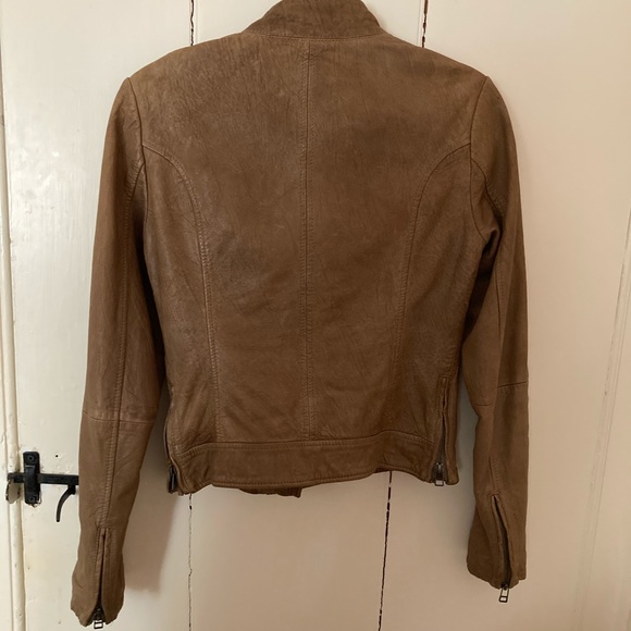 ALL SAINTS Leather Jacket - Picture 3 of 12